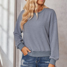 Load image into Gallery viewer, Solid Color Crew Neck Sweater