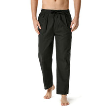 Load image into Gallery viewer, Men’s Cotton Linen Drawstring Pants