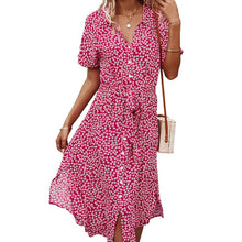 Load image into Gallery viewer, Casual Lace-up Dress