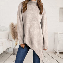 Load image into Gallery viewer, Irregular Turtleneck Sweater
