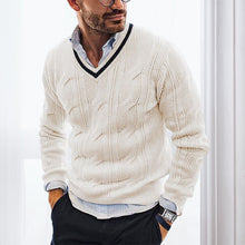 Load image into Gallery viewer, V-Neck Slim Knit Sweater