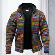 Load image into Gallery viewer, Warm Hooded Sweater Jacket