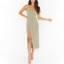 Load image into Gallery viewer, Strappy Slit Dress