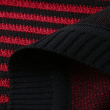 Load image into Gallery viewer, Plaid Contrast Knit Sweater