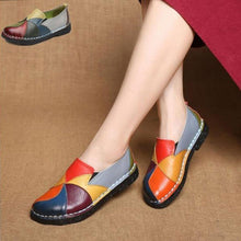 Load image into Gallery viewer, New Fashion Women's Leather Flat Shoes