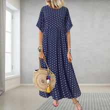 Load image into Gallery viewer, Half Sleeve Polka Dot Dress