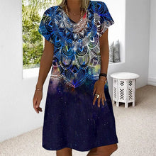 Load image into Gallery viewer, Printed Ethnic Dress