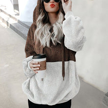 Load image into Gallery viewer, Double Colorblock Plush Jacket