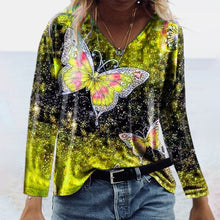 Load image into Gallery viewer, Butterfly Print T-shirt