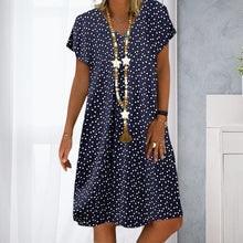 Load image into Gallery viewer, V-neck Printed Dress