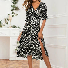 Load image into Gallery viewer, New Chiffon Ruffle Dress