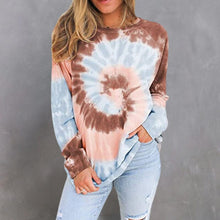 Load image into Gallery viewer, Women's Loose Tie Dye Top
