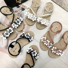 Load image into Gallery viewer, New Women's Sandals With Bohemian Flowers