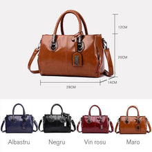 Load image into Gallery viewer, Boston leather handbag for women