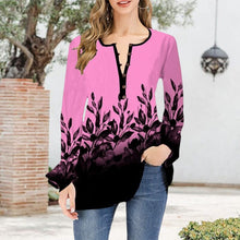 Load image into Gallery viewer, Open Collar Ruffle Sleeve Oversized T-Shirt