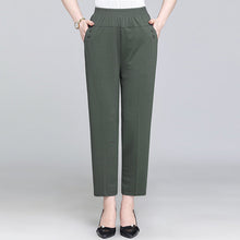 Load image into Gallery viewer, High Waist Cropped Trousers
