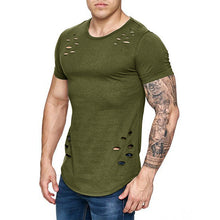Load image into Gallery viewer, Men's Summer Workout Basic T-shirt