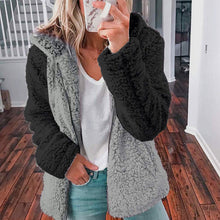 Load image into Gallery viewer, Hooded Plush Autumn Winter Jacket