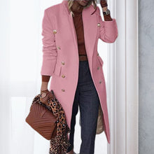 Load image into Gallery viewer, Double Breasted Wool Coat