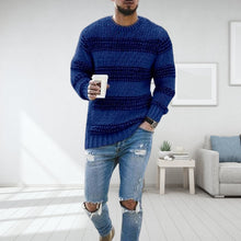 Load image into Gallery viewer, Men's Striped Crewneck Sweater