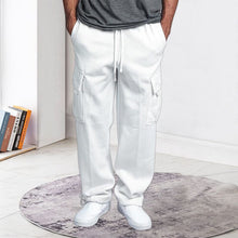 Load image into Gallery viewer, Men's Straight Cargo Pants Trousers