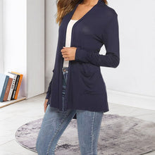 Load image into Gallery viewer, Women's Casual Lightweight Open Front Long Sleeve Cardigans