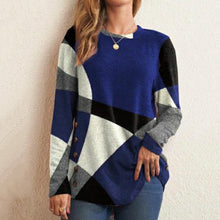 Load image into Gallery viewer, Women's Geometric Contrast T-Shirt