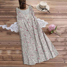 Load image into Gallery viewer, Sleeveless Print Tank Dress