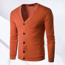 Load image into Gallery viewer, V-Neck Button-Up Cardigan Sweater