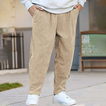 Load image into Gallery viewer, Corduroy Drawstring Harem Pants