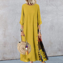 Load image into Gallery viewer, Contrast 3/4 Sleeve Dress