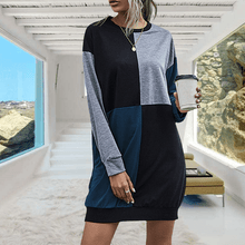 Load image into Gallery viewer, Contrast Sweater Dress