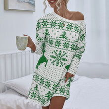 Load image into Gallery viewer, Christmas Knit Dress