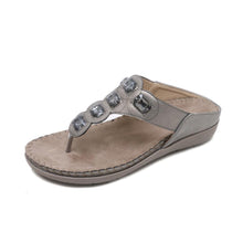 Load image into Gallery viewer, Bohemian Rhinestone Flip Flops