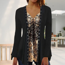 Load image into Gallery viewer, Long Sleeve Top with Print