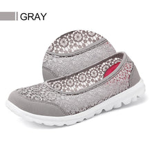 Load image into Gallery viewer, Women's Lace Screen Breathable Net Flat Shoes