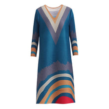 Load image into Gallery viewer, Elegant Loose Dress with a V-neckline