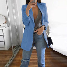 Load image into Gallery viewer, Women's Fashion Lapel Slim Cardigan Temperament Suit Jacket