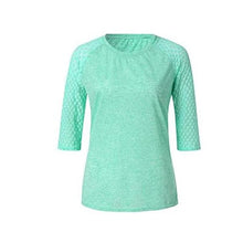 Load image into Gallery viewer, Lace Stitching Round Neck Cropped T-Shirt