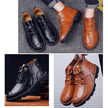 Load image into Gallery viewer, Men's Hand-stitched Martin Boots
