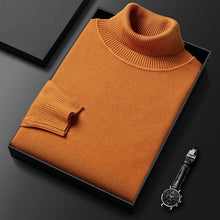 Load image into Gallery viewer, Men's Solid Color Turtleneck Sweater
