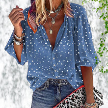 Load image into Gallery viewer, Polka Dot Chiffon Shirt