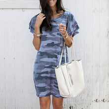 Load image into Gallery viewer, Camo Print Dress