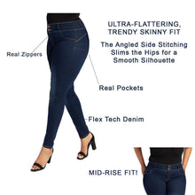 Load image into Gallery viewer, Hirundo Women's Stretch Denim Jeans