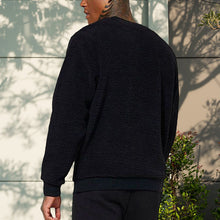 Load image into Gallery viewer, Plush Stand Collar Loose Sweater