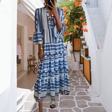Load image into Gallery viewer, Geometric Boho Dress