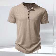 Load image into Gallery viewer, HENLEY SHORT SLEEVE SHIRT