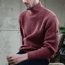 Load image into Gallery viewer, Men's Turtleneck Knit Sweater