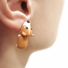 Load image into Gallery viewer, Cute Animal Bite Earrings