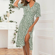 Load image into Gallery viewer, New Chiffon Ruffle Dress